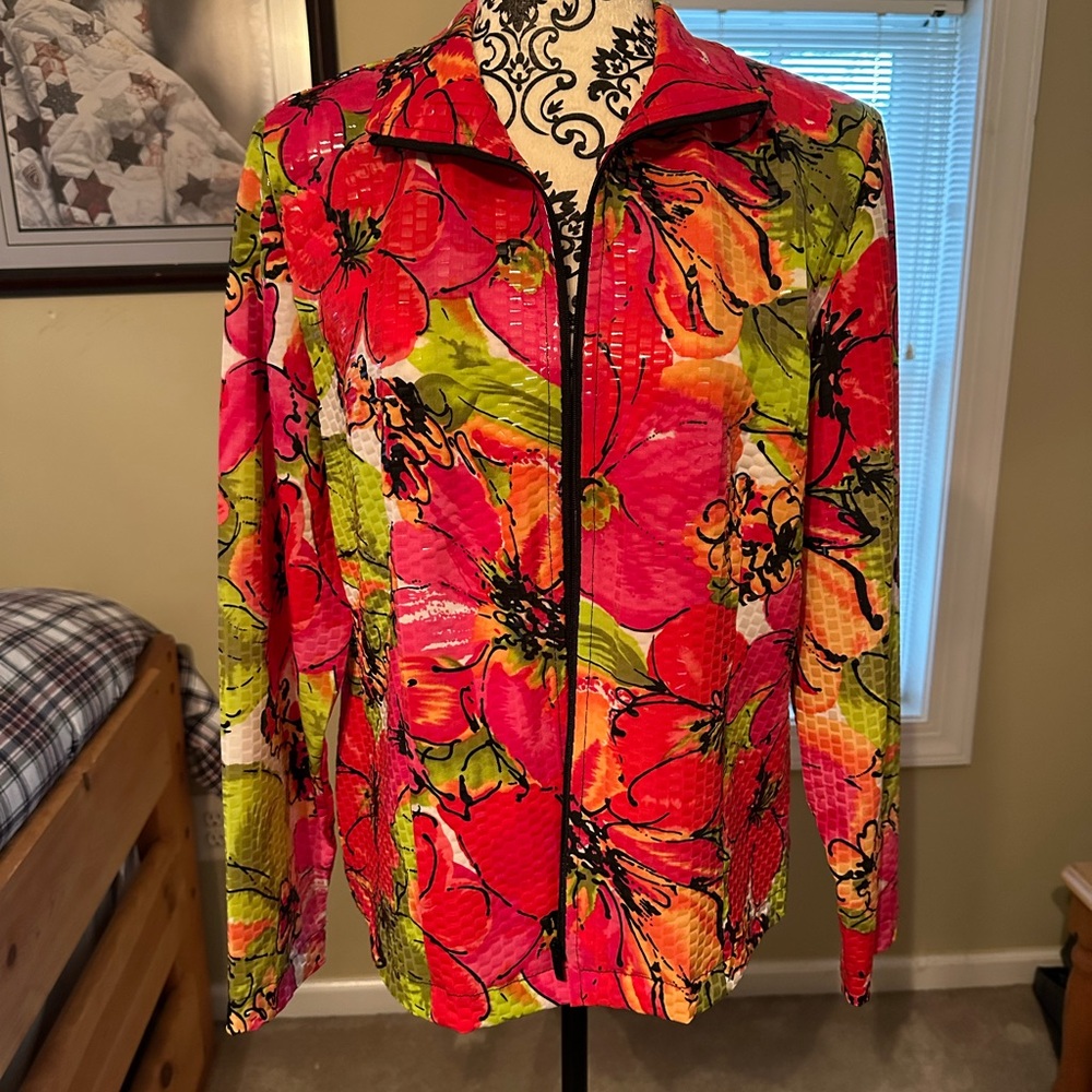 Floral zip up by Laura Ashley